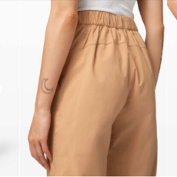 Lululemon Your True Trouser High Rise Pant Beech Wood/Camel Sz 4 - Picture 11 of 12